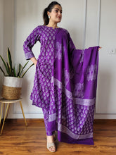 New Exclusive Collection of Hand Block Printed Stitched Cotton Suits With Cotton Dupatta in Beautiful Colours (BFSCS11)